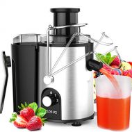 [아마존베스트][ Unique Version] AZEUS Centrifugal Juicer Machines, Juice Extractor with Germany-Made 163 Chopping Blades (Titanium Reinforced) & 2-Layer Centrifugal Bowl, High Juice Yield, Easy