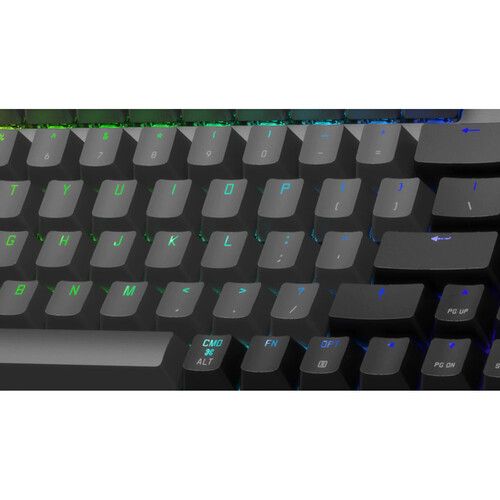  AZIO FOQO Pro Wireless Hot-Swappable Keyboard (Space Gray Light)