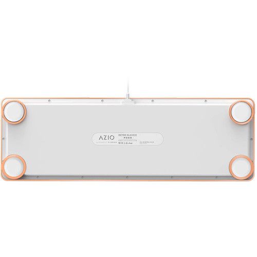 AZIO Retro Classic USB Backlit Mechanical Keyboard (Posh)
