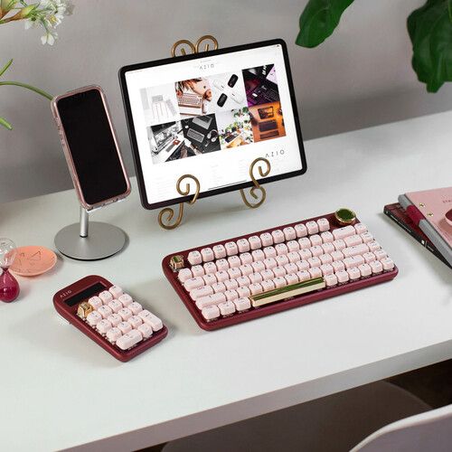  AZIO IZO Number Pad and Calculator (Baroque Rose)