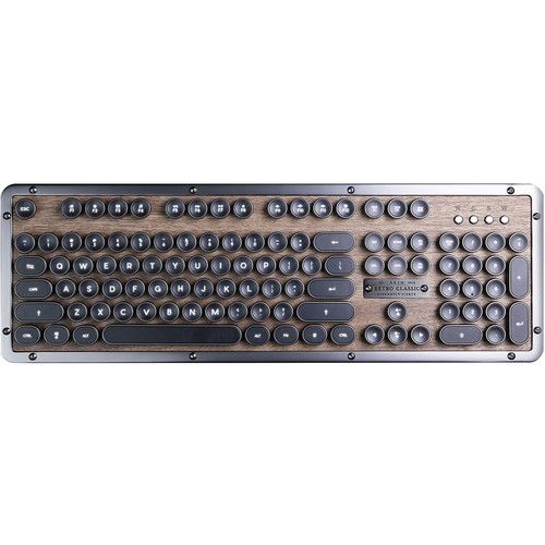  AZIO Retro Classic BT Wireless Backlit Mechanical Keyboard (Elwood)