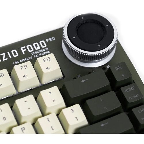  AZIO FOQO Pro Wireless Hot-Swappable Keyboard (Olive Green Light)