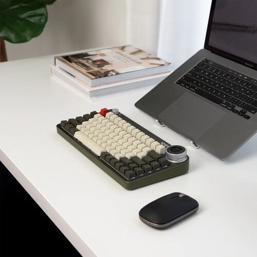  AZIO FOQO Pro Wireless Hot-Swappable Keyboard (Olive Green Light)