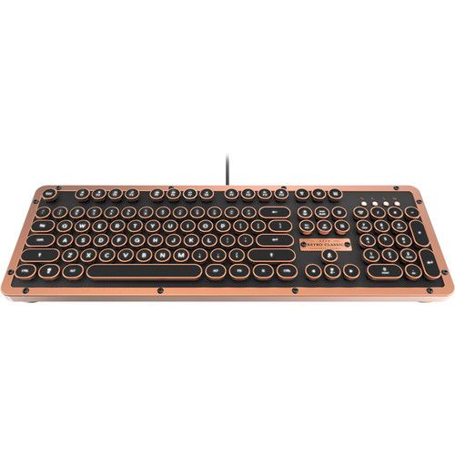  AZIO Retro Classic USB Backlit Mechanical Keyboard (Artisan)