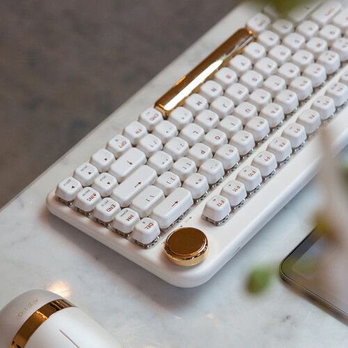  AZIO IZO Wireless Keyboard (White Blossom)