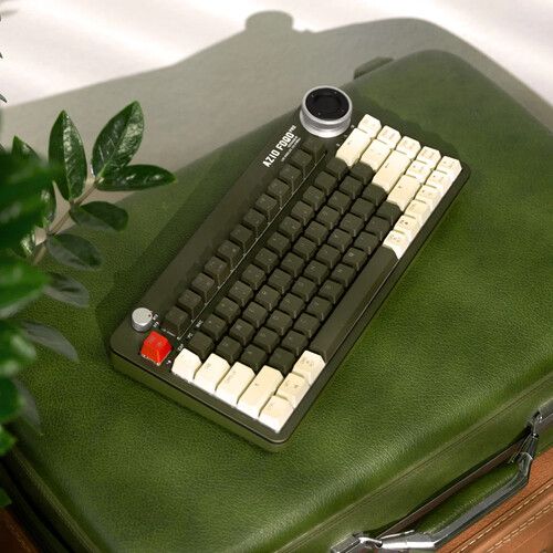  AZIO FOQO Pro Wireless Hot-Swappable Keyboard (Olive Green Dark)