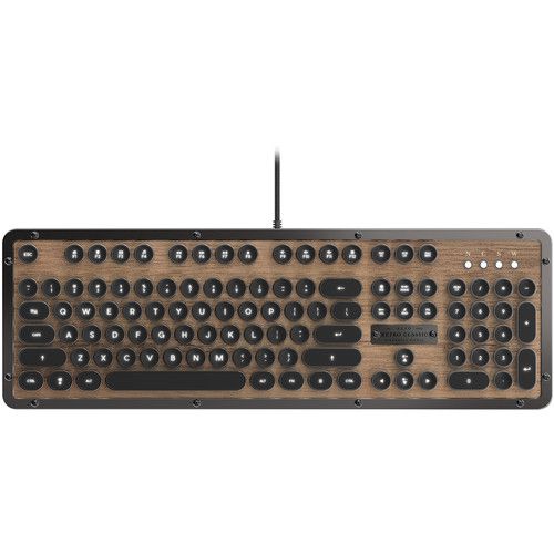  AZIO Retro Classic USB Backlit Mechanical Keyboard (Elwood)