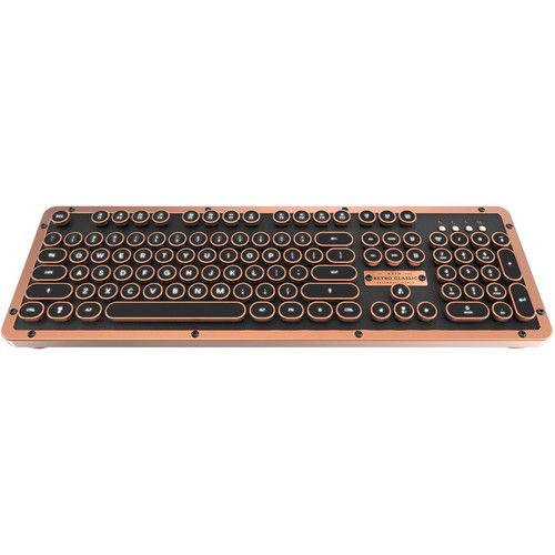  AZIO Retro Classic BT Wireless Backlit Mechanical Keyboard (Artisan)