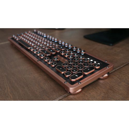  AZIO Retro Classic BT Wireless Backlit Mechanical Keyboard (Artisan)