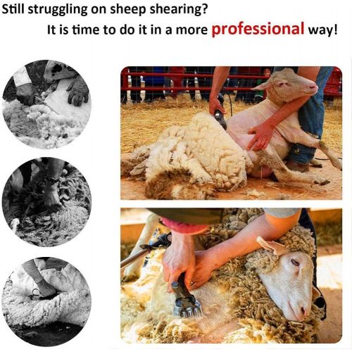  AZLZM Electric Sheep Shears Animal Grooming Clippers Heavy Duty Livestock