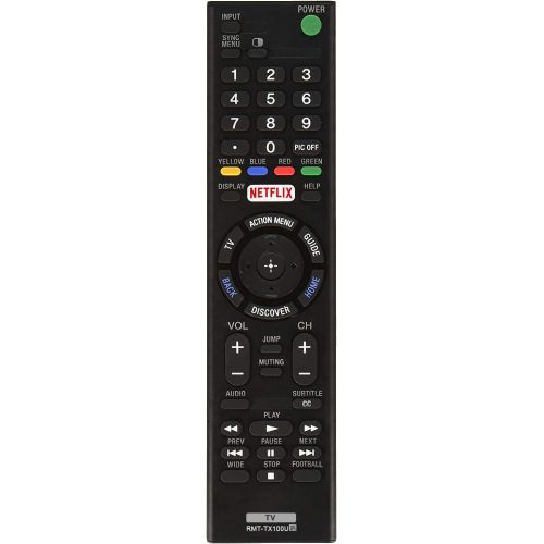  [아마존베스트]AZMKIMI RMT-TX100U Remote Compatible with Sony Bravia RMTTX100U TV Remote Control, if Applicable XBR75X850C XBR-55X855C KDL-50W800C KDL-50W800380 KDL-50W800BUN1 with Netflix