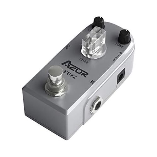  AZOR AP-303 Fuzz Mini Guitar Effect Pedal with True Bypass Aluminium-Alloy