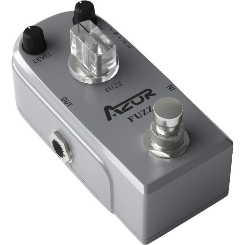  AZOR AP-303 Fuzz Mini Guitar Effect Pedal with True Bypass Aluminium-Alloy