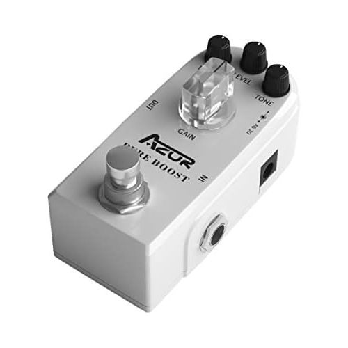  AZOR Pure Boost Guitar Effect Pedal Micro Clean Boost with True Bypass