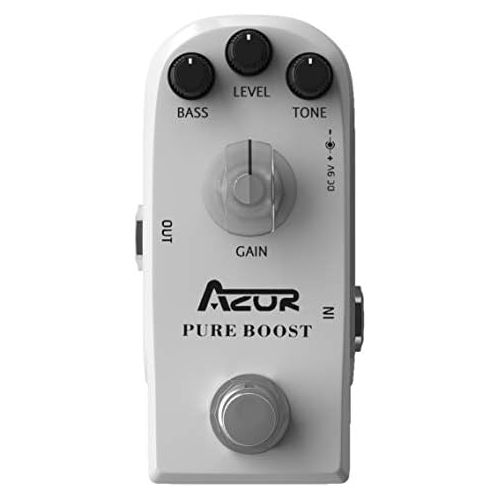  AZOR Pure Boost Guitar Effect Pedal Micro Clean Boost with True Bypass