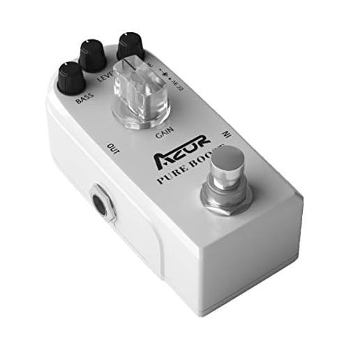  AZOR Pure Boost Guitar Effect Pedal Micro Clean Boost with True Bypass