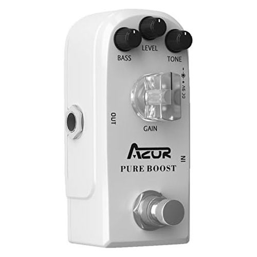  AZOR Pure Boost Guitar Effect Pedal Micro Clean Boost with True Bypass