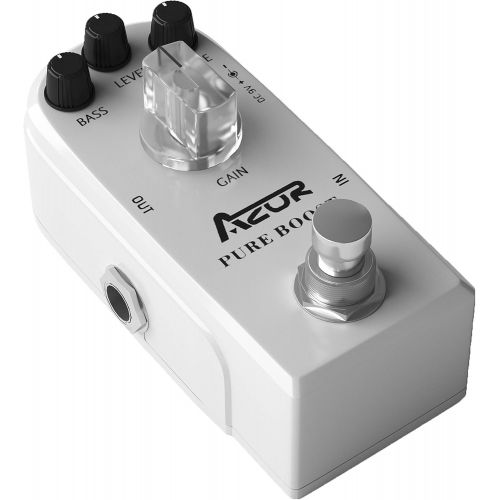  AZOR Pure Boost Guitar Effect Pedal Micro Clean Boost with True Bypass