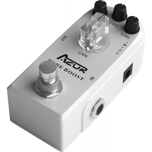  AZOR Pure Boost Guitar Effect Pedal Micro Clean Boost with True Bypass