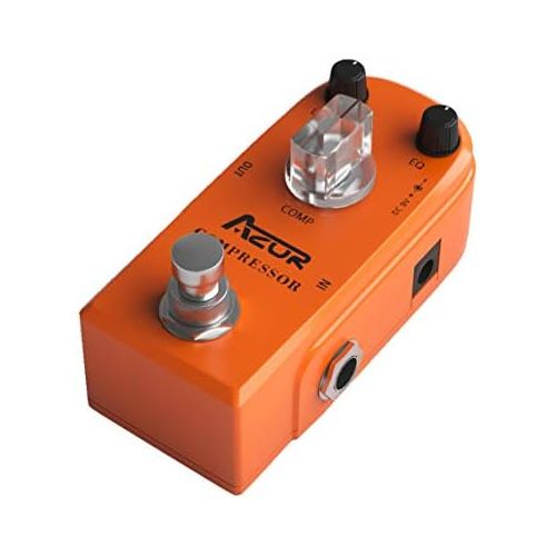  AZOR Compressor Guitar Effect Pedal Ultimate Comp Super Mini Pedal with True Bypass AP-305