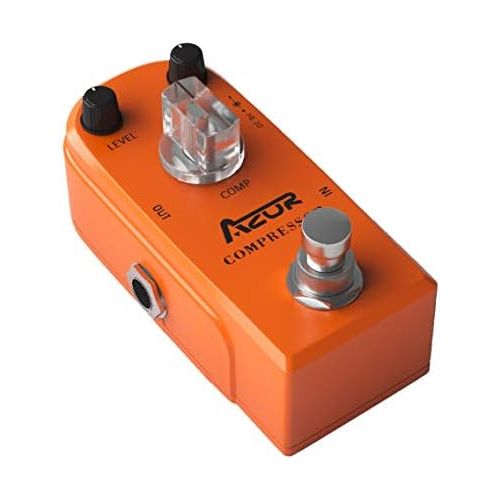  AZOR Compressor Guitar Effect Pedal Ultimate Comp Super Mini Pedal with True Bypass AP-305