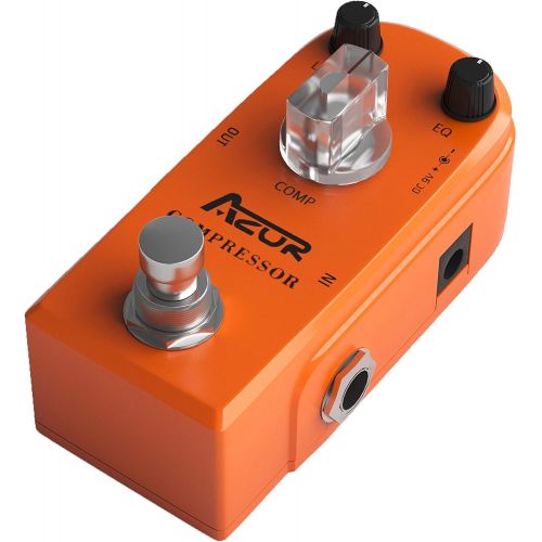  AZOR Compressor Guitar Effect Pedal Ultimate Comp Super Mini Pedal with True Bypass AP-305