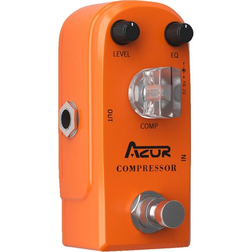  AZOR Compressor Guitar Effect Pedal Ultimate Comp Super Mini Pedal with True Bypass AP-305