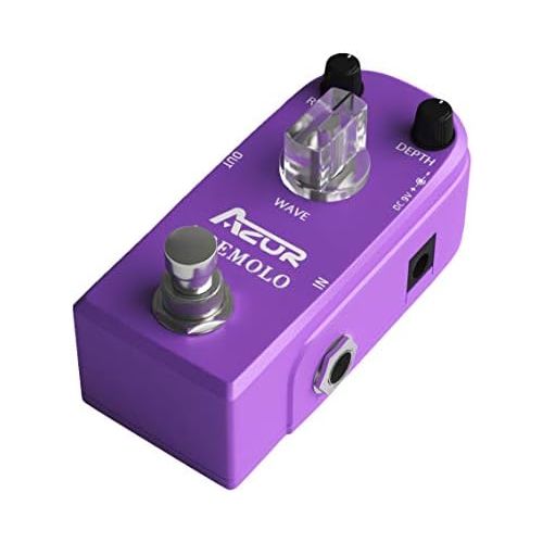  AZOR Tremolo Classic Mini Guitar Effect Pedal with True Bypass Aluminium alloy case