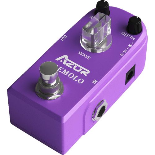  AZOR Tremolo Classic Mini Guitar Effect Pedal with True Bypass Aluminium alloy case