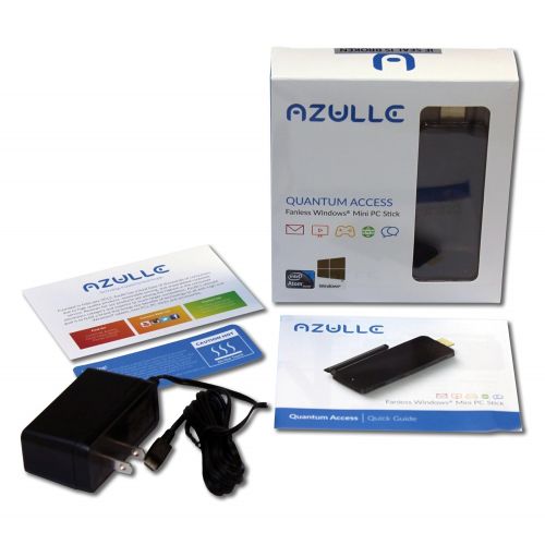  AZULLE Quantum Access Windows 10 Mini PC Stick, Intel Baytrail-T (Quad-core) Z3735F 1.33GHz, 2GB32GB