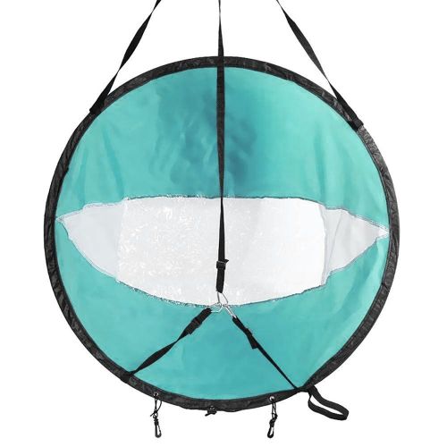  AZX Large 42 Inch Kayak Windsail Paddle Portable Canoe Pop-Up Downwind Sail Kit Kayak Accessories For Inflatable Boats Kayaks Canoes Easy Setup & Quick to Use