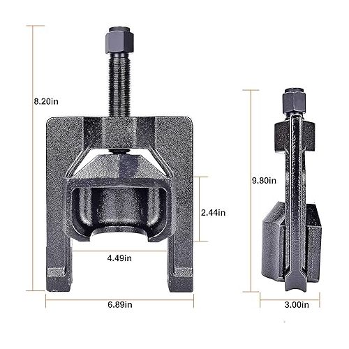  U Joint Puller for Automotive Trucks, Cars, and Equipment, Class 7-8 Light Duty Universal U-Joint Removal Press Tool, 1.5in to 2.2in U Joint Remover Extractor Tool