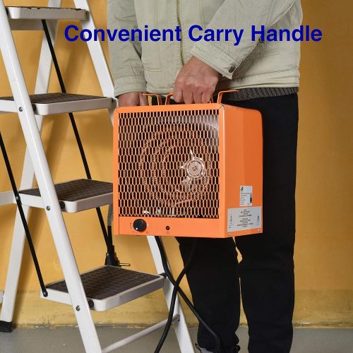  Aain AH48 Electric Garage Heater, 240 Volt Garage Space Heater, 4800 Watt,60Hz for Garage,Warehouse or Workshop