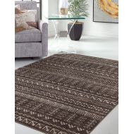 Abacasa Sonoma Ambrose Brown, Natural and Ivory Area Rug