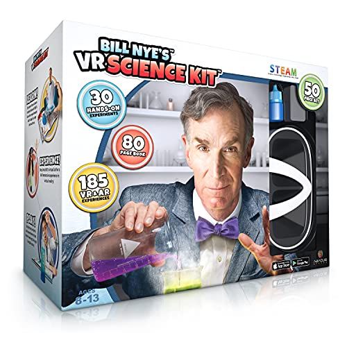  [아마존베스트]Abacus Brands Bill Nyes VR Science Kit Virtual Reality Kids Science Kit, Book and Interactive Learning Activity Set