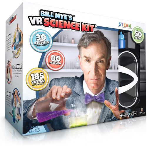  [아마존베스트]Abacus Brands Bill Nyes VR Science Kit Virtual Reality Kids Science Kit, Book and Interactive Learning Activity Set