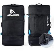 Abahub Premium iSUP Bag with Wheels, Travel Carrying Backpack for Inflatable Stand Up Paddleboards, Paddle Board Accessories