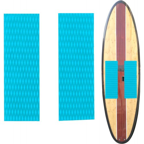  Abahub Non-Slip Traction Pad Deck Grip Mat 30in x 20in Trimmable EVA Sheet 3M Adhesive for Boat Kayak Skimboard Surfboard SUP Black/Blue/Gray/Green/Orange/Navy Blue/White