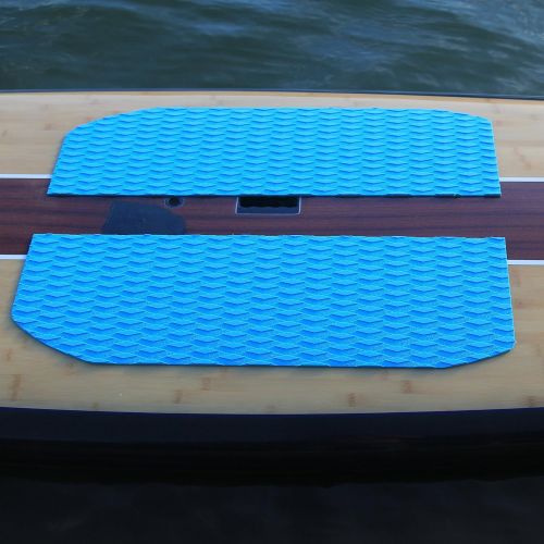  Abahub Non-Slip Traction Pad Deck Grip Mat 30in x 20in Trimmable EVA Sheet 3M Adhesive for Boat Kayak Skimboard Surfboard SUP Black/Blue/Gray/Green/Orange/Navy Blue/White