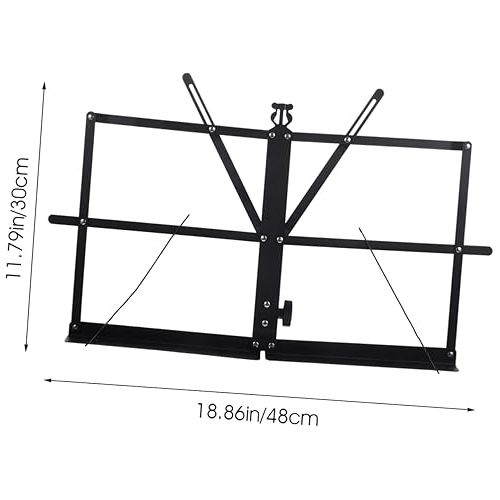  Abaodam Sheet Music Stand Bookshelf for Kids Table Top Bookshelf Kids Bookshelf Piano Book Holder Note Music Book Holder Desktop Book Stand Reading Book Holder Music Score Holder Saxophone