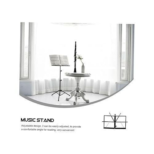  Abaodam Sheet Music Stand Bookshelf for Kids Table Top Bookshelf Kids Bookshelf Piano Book Holder Note Music Book Holder Desktop Book Stand Reading Book Holder Music Score Holder Saxophone