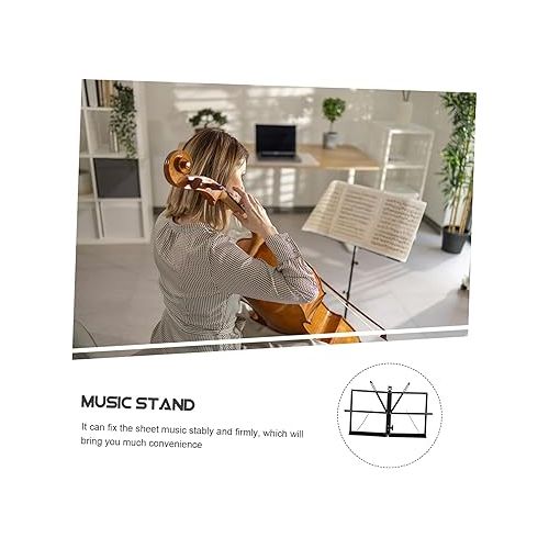  Abaodam Sheet Music Stand Bookshelf for Kids Table Top Bookshelf Kids Bookshelf Piano Book Holder Note Music Book Holder Desktop Book Stand Reading Book Holder Music Score Holder Saxophone