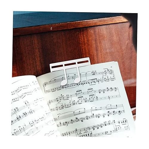  Abaodam 2pcs Music Folder Book Clip Music Score Clip Instrument Supplies Score Holder Music Holder Clip Music