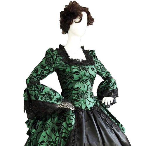  Abaowedding Womens Gothic Vintage Victorian Rococo Costume Dress Medieval Renaissance Ball Gown Dresses