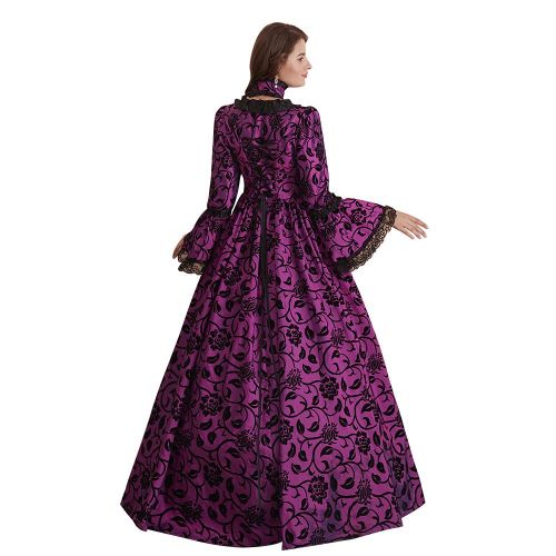  Abaowedding Womens Victorian Rococo Dress Inspiration Maiden Costume Vintage Dress