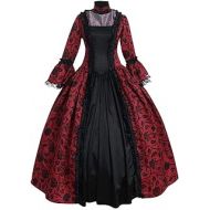 할로윈 용품Abaowedding Womens Victorian Rococo Dress Inspiration Maiden Costume Vintage Dress