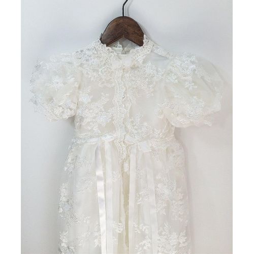  ABaowedding Lace Christening Gowns Baby Baptism Dress Newborn Baby Dress