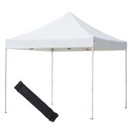 Abba Patio 10 x 10 ft Outdoor Heavy Duty Pop Up Portable Instant Canopy Event Commercial Folding Canopy, White