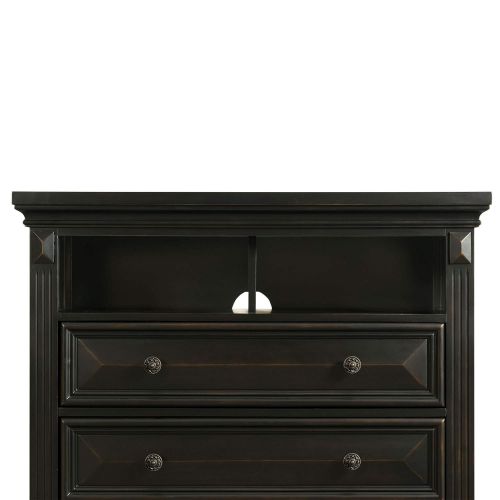  Abbey Avenue B-HAM-TVB Hampton Media Chest Black