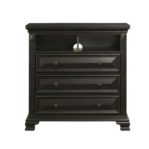  Abbey Avenue B-HAM-TVB Hampton Media Chest Black